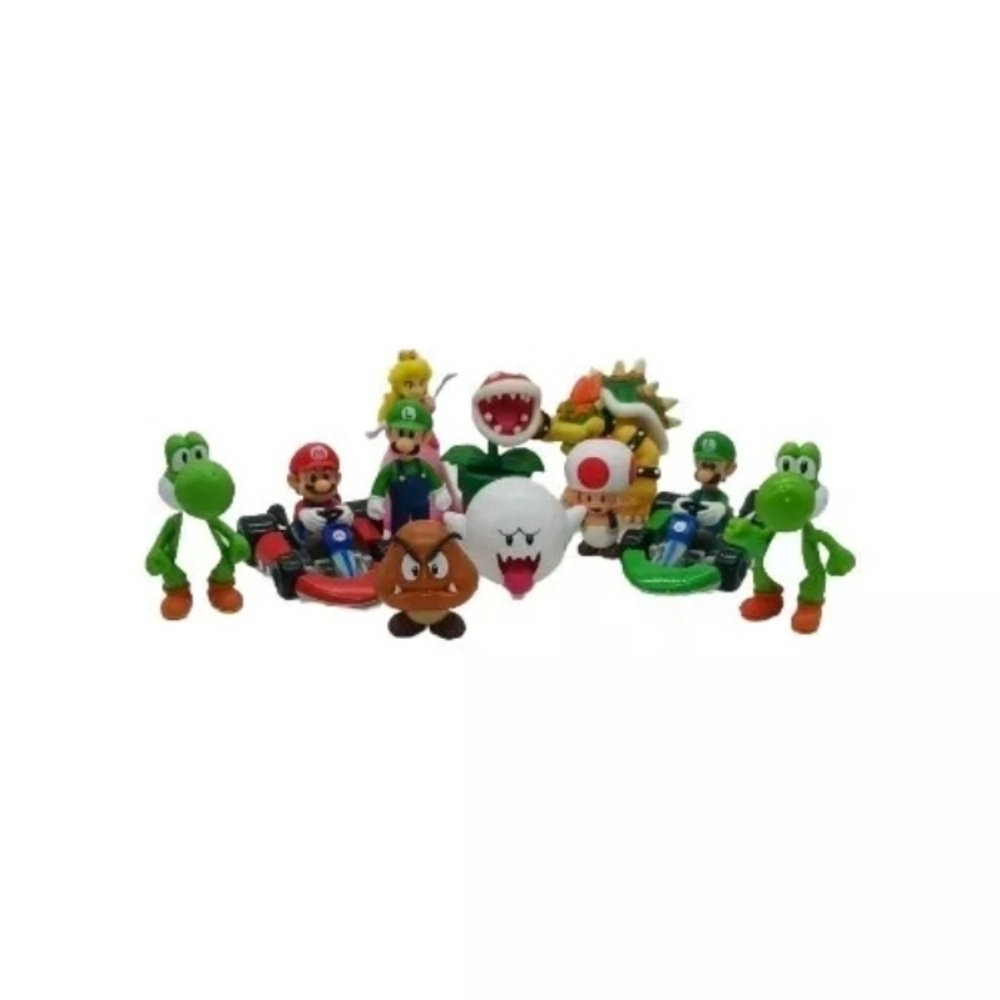 SUPER MARIO BROS Toy Lot ACTION FIGUREs 11 Pcs​